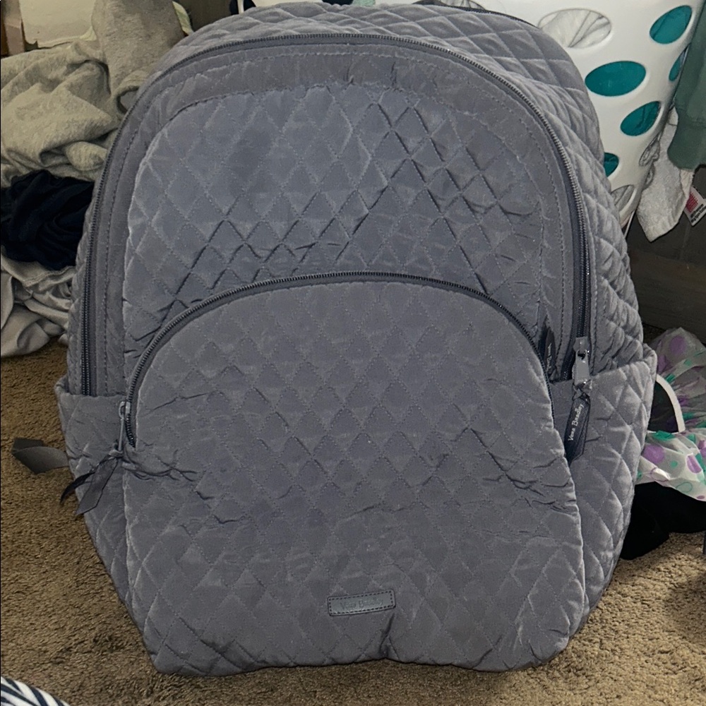 Vera Bradley Gray Backpack